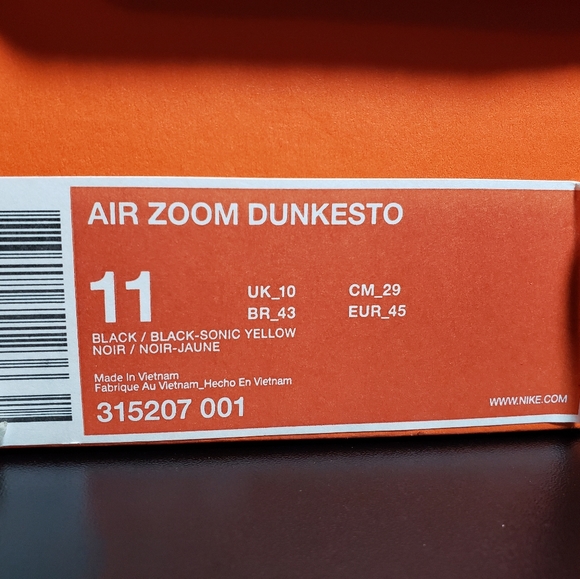 DS Nike Air Zoom Dunkesto (Dunk/Presto 